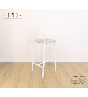 Taburete-formen-color-blanco-y-asiento-tapizado-valencia-aluminio