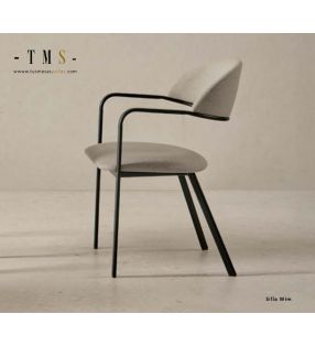 copy of Chaises modernes pour cuisines ouvertes sur la salle à manger, très confortables Alvie  - 5