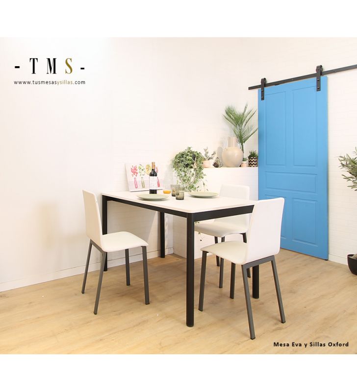mesa-extensible-comedor-blanca-y-negra
