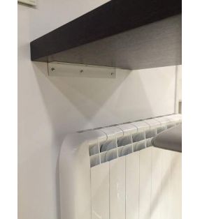 Pie metalico barra de mostrador