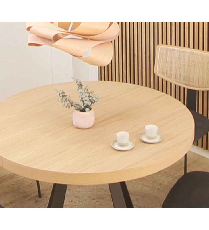 table ronde 110 métal