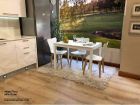 Table à flore extensible de style nordique