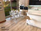 Table à flore extensible de style nordique