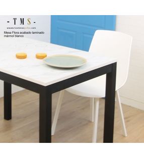 table de comptoir en marbre blanc