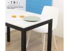 table de comptoir en marbre blanc