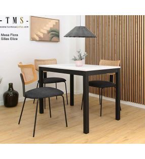 Table pas chère avec cuisine ouverte