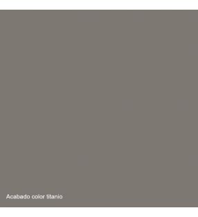 Acabado color titanio