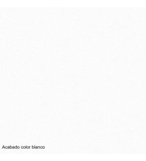 Acabado color blanco