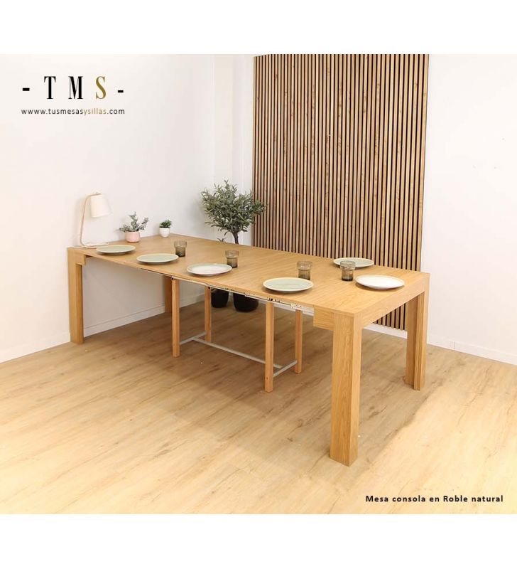 table multi-dimensions en bois de chêne