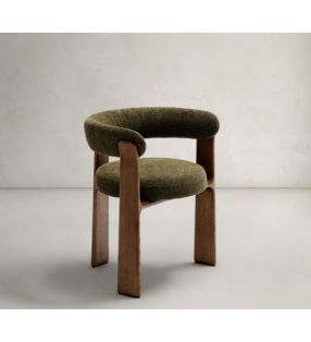 chaise-salle-a-manger-bois-frene-chenille-vert