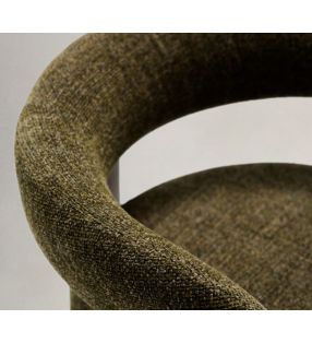 chaise-trois-pieds-bois-chenille-verte