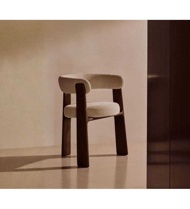 chaise-3-pieds-bois-noir-et-chenille-blanche chaise-3-pieds-bois-noir-et-chenille-blanche