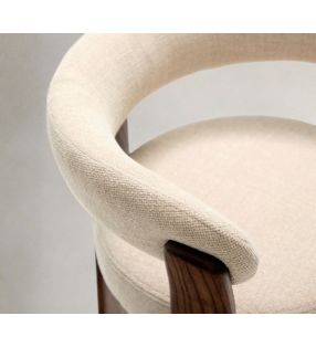 chaise-3-pieds-chene-chenille-rouge-design