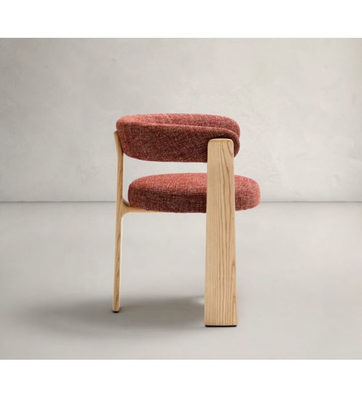 chaises-salle-a-manger-chene-et-tissu-rouge-naturel chaises-salle-a-manger-chene-et-tissu-rouge-naturel