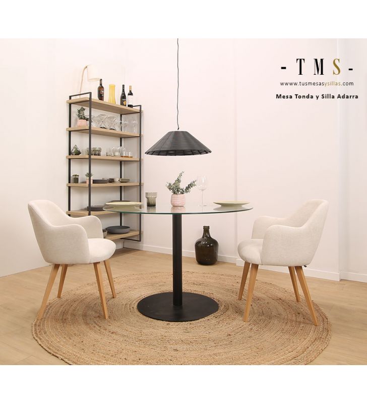 fauteuil avec accoudoirs pour table à manger