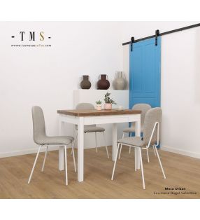 petite table aux coins arrondis