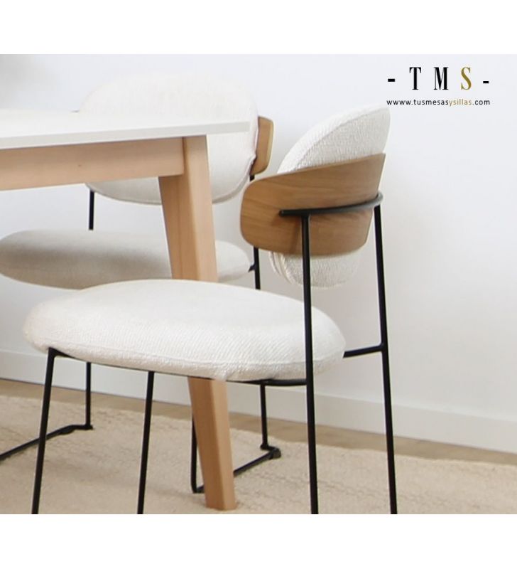 Sillas-comeodr-modernas-pequeñas[Foto real]