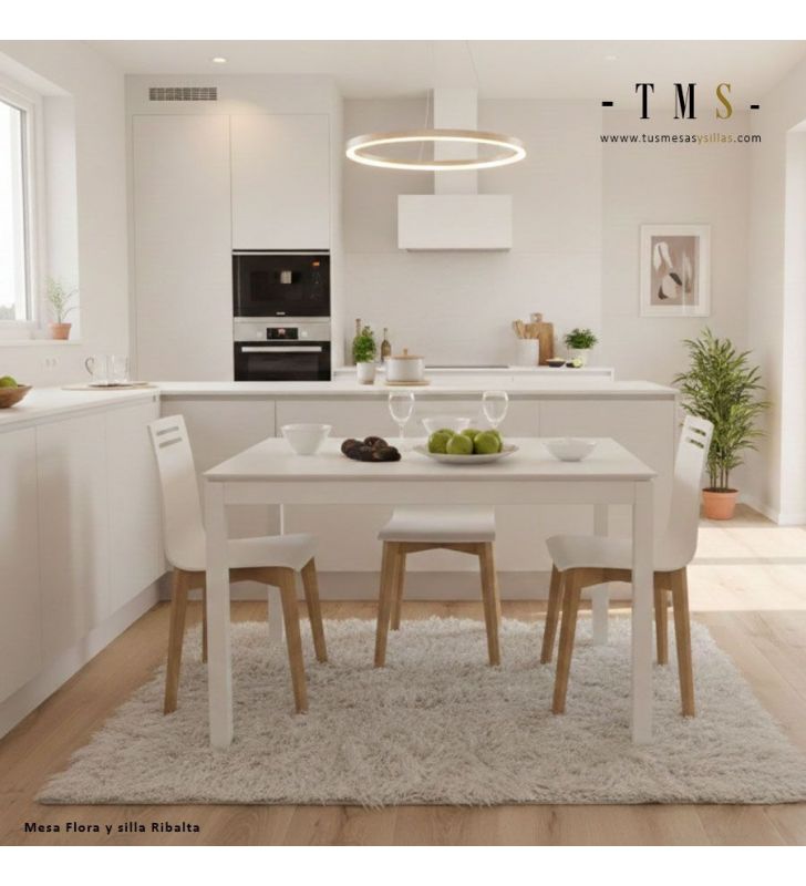 mesa-Flora-con-encimera-en Silestone- resistente