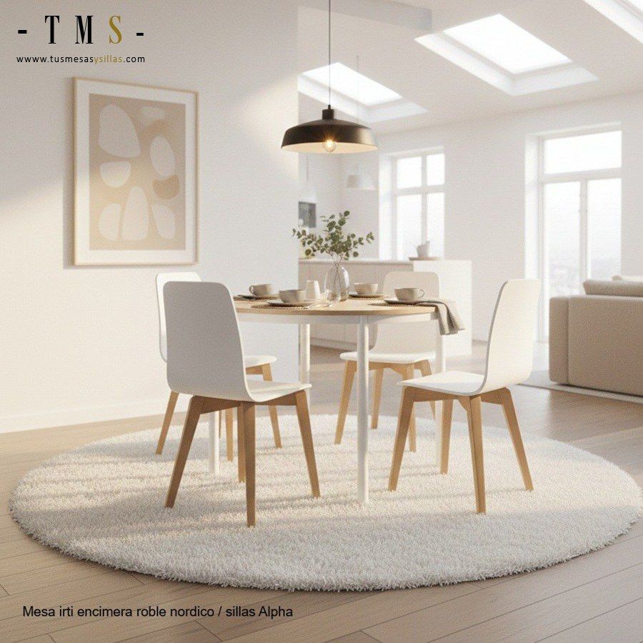 table ronde dans une cuisine ouverte table ronde dans une cuisine ouverte