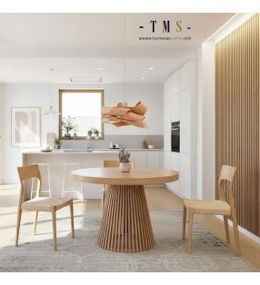 Table en chêne pour un cadre moderne