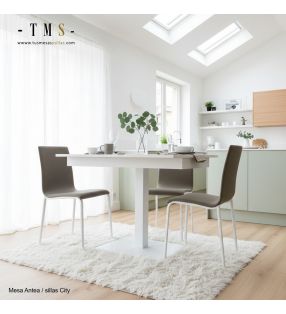 tables à piédestal extensibles