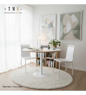 prix des chaises blanches étroites