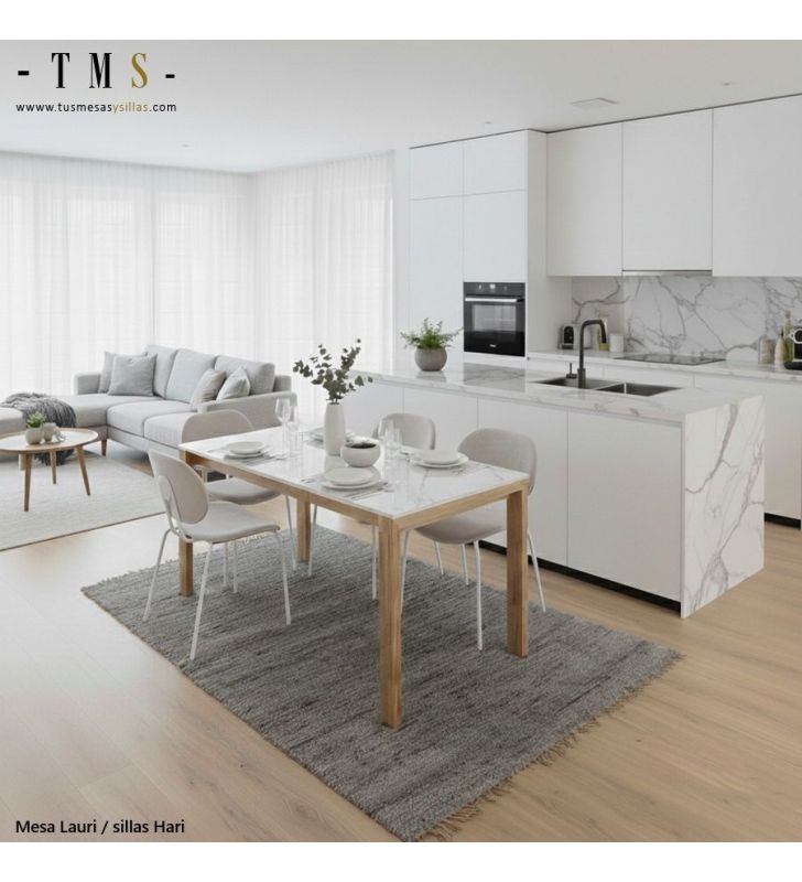 Tables extensibles en bois Dekton Lauri Tables extensibles en bois Dekton Lauri