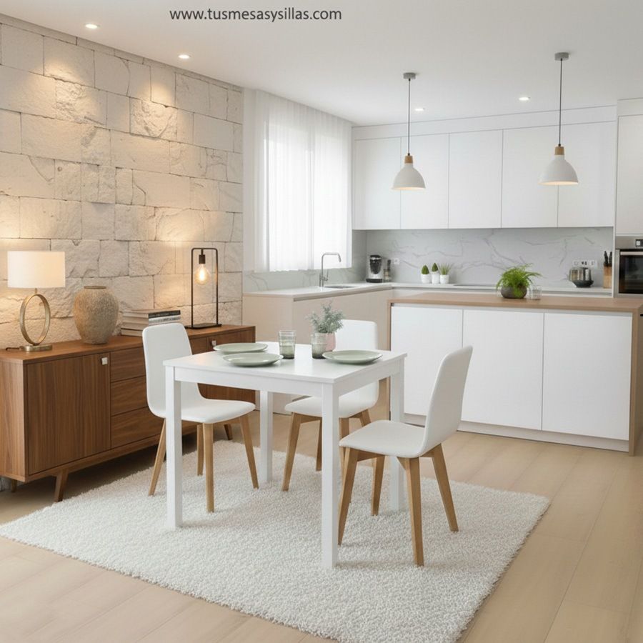 Petites chaises blanches confortables