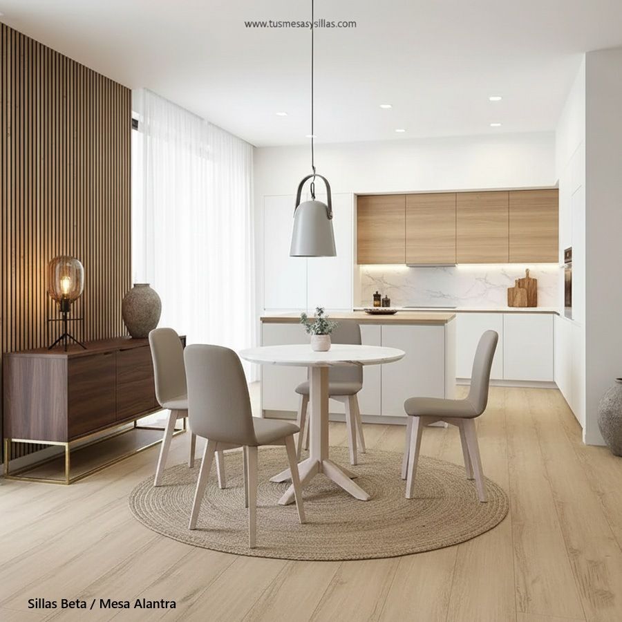 chaises étroites, confortables et faciles à nettoyer