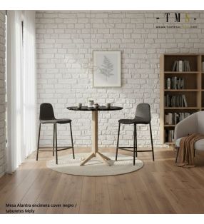 coin lecture sur tabouret haut