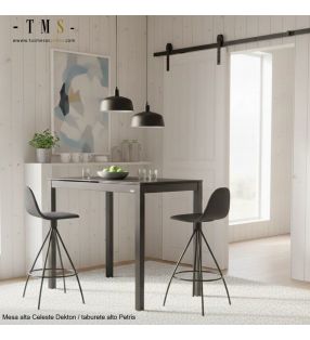 tables hautes extensibles modernes
