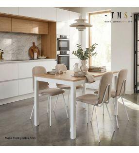 chaise de cuisine moderne rembourrée