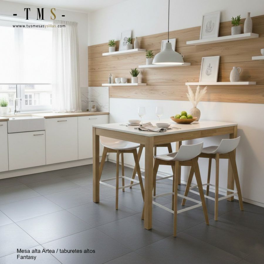 Tabouret à dossier bas de style nordique Tabouret à dossier bas de style nordique