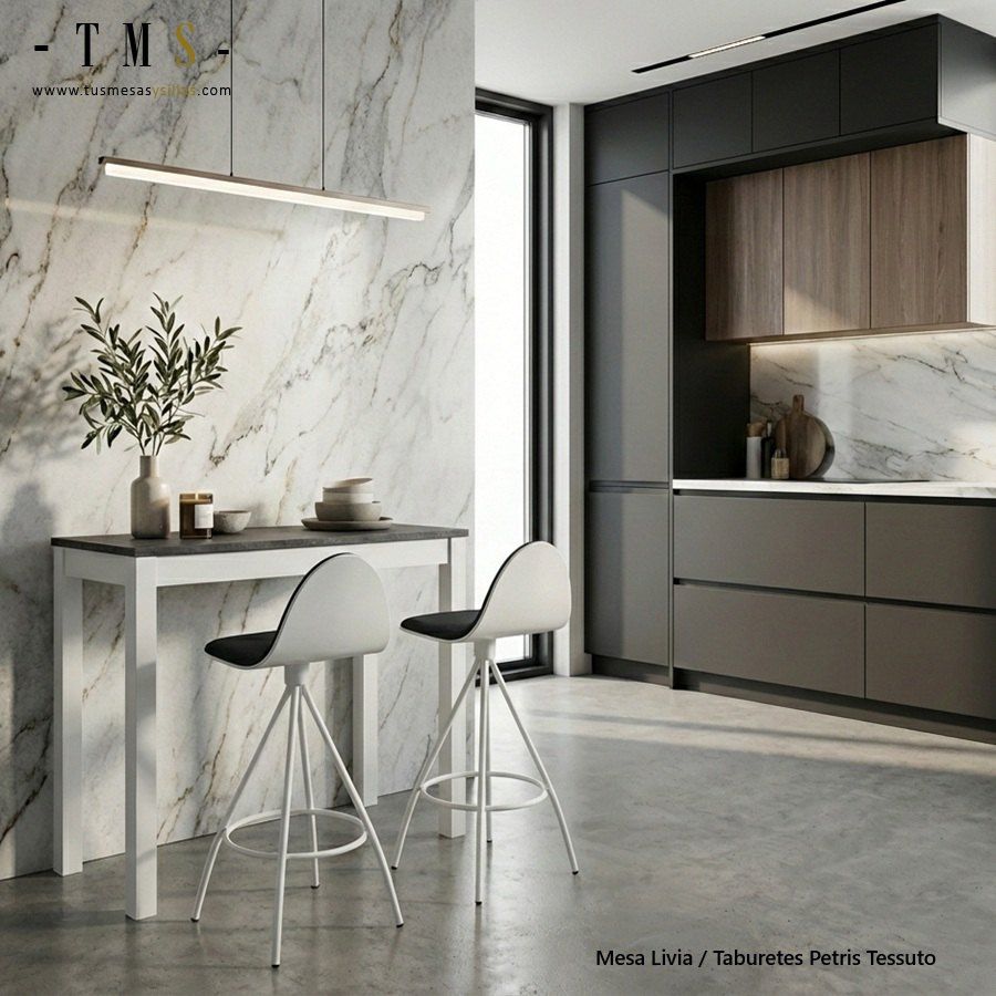 table haute extensible moderne