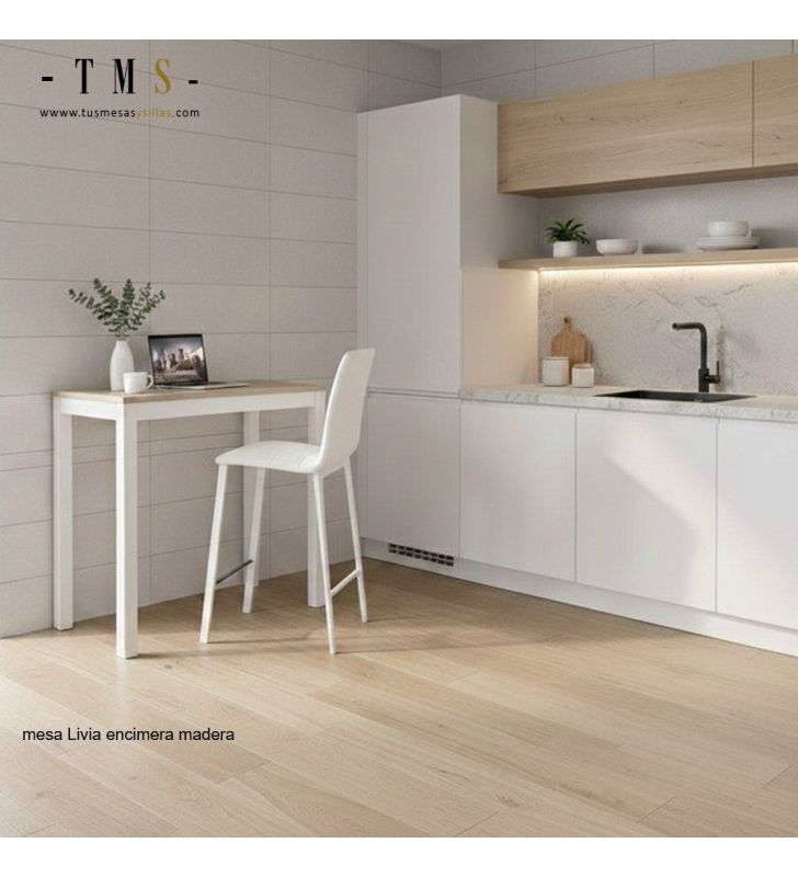 Table extensible haute 100x45