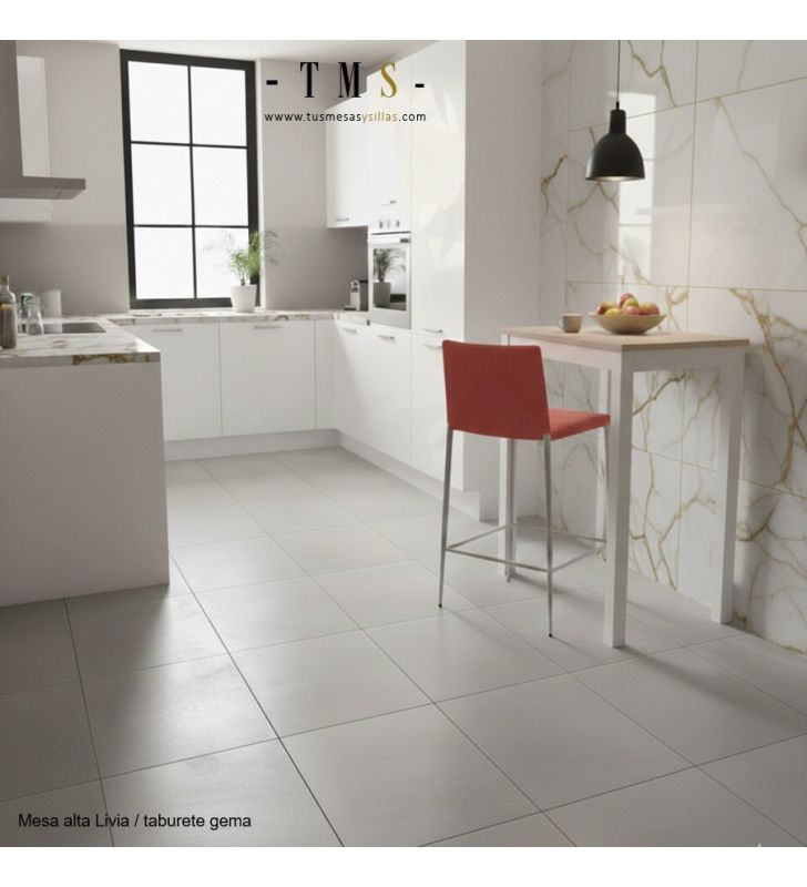 Tables de cuisine hautes, extensibles, 110 x 50