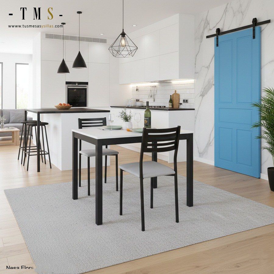 chaises de cuisine blanches et noires chaises de cuisine blanches et noires