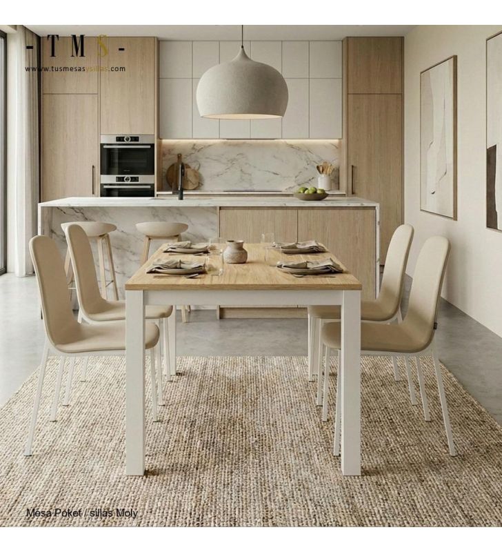 Mesas-extensibles-blanco-madera Mesas-extensibles-blanco-madera