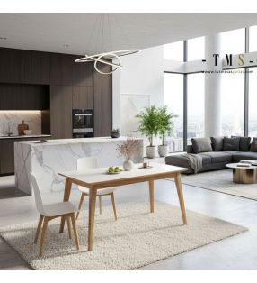 Tables extensibles de style nordique 140x90