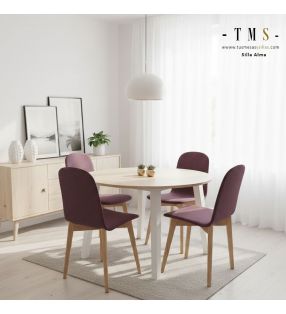 chaise rembourrée pour salles à manger modernes