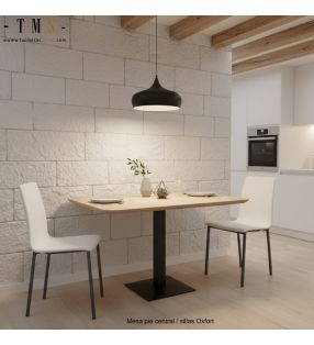 mesas-pegadas-pared-cocina-estrecha