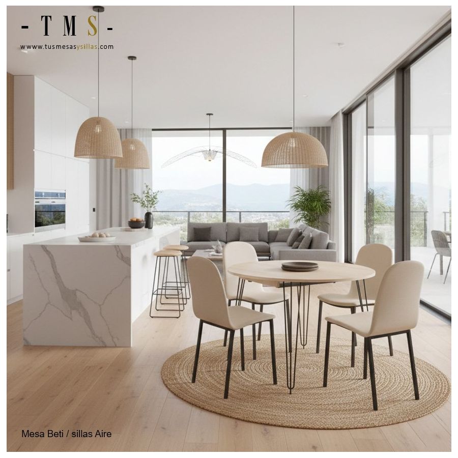 cuisine ouverte, chaises et salon cuisine ouverte, chaises et salon