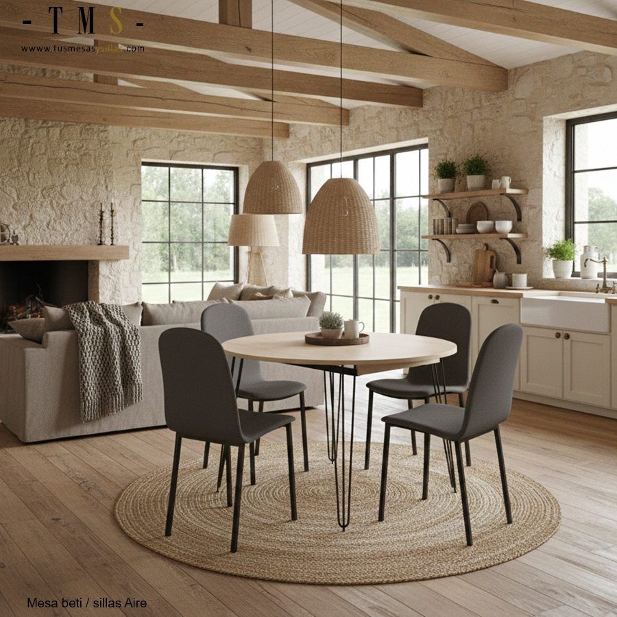 cuisine ouverte, chaises et salon cuisine ouverte, chaises et salon