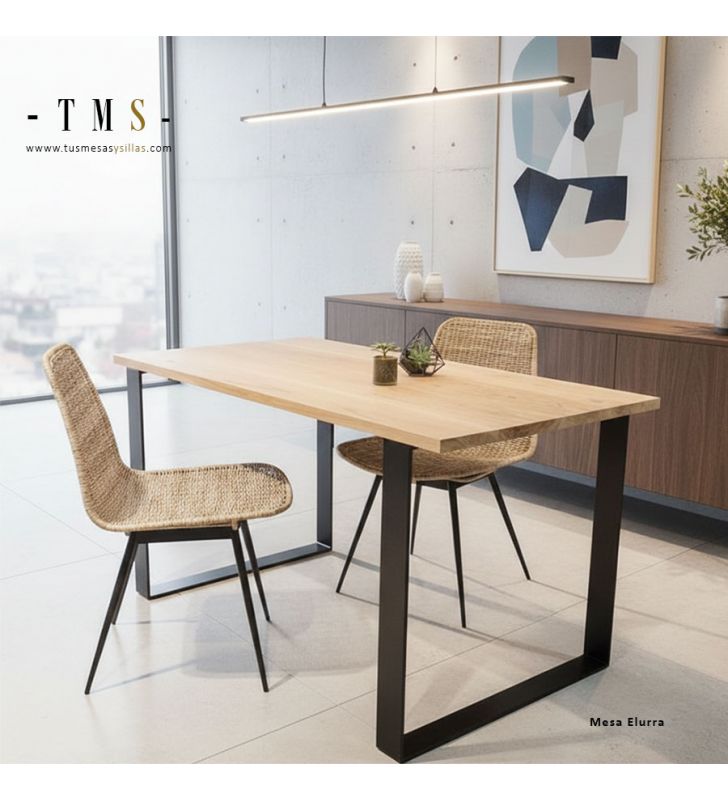 table en chêne massif