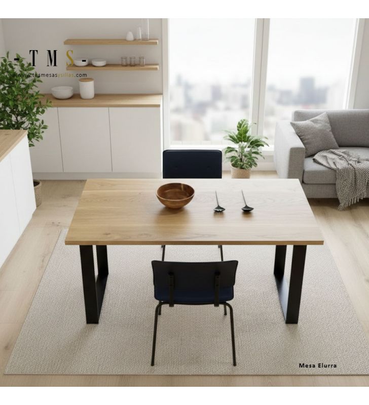 comptoir en chêne naturel