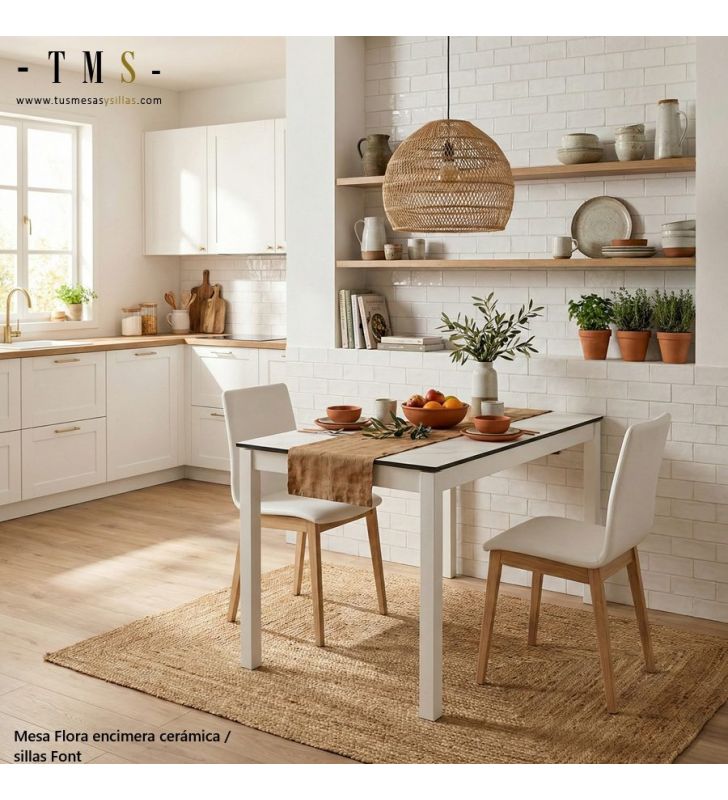 tables de comptoir extensibles en céramique