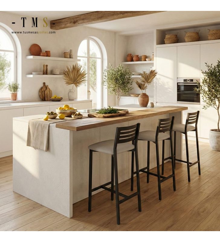 taburetes-mostrador-cocina-negros-estrechos taburetes-mostrador-cocina-negros-estrechos