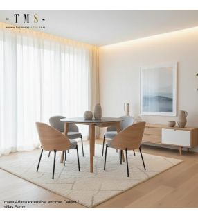 Tables de salle à manger rondes extensibles Dekton