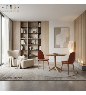 petites tables de lecture rondes