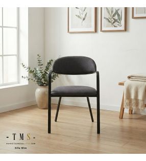 Chaise Wim à dossier divisé